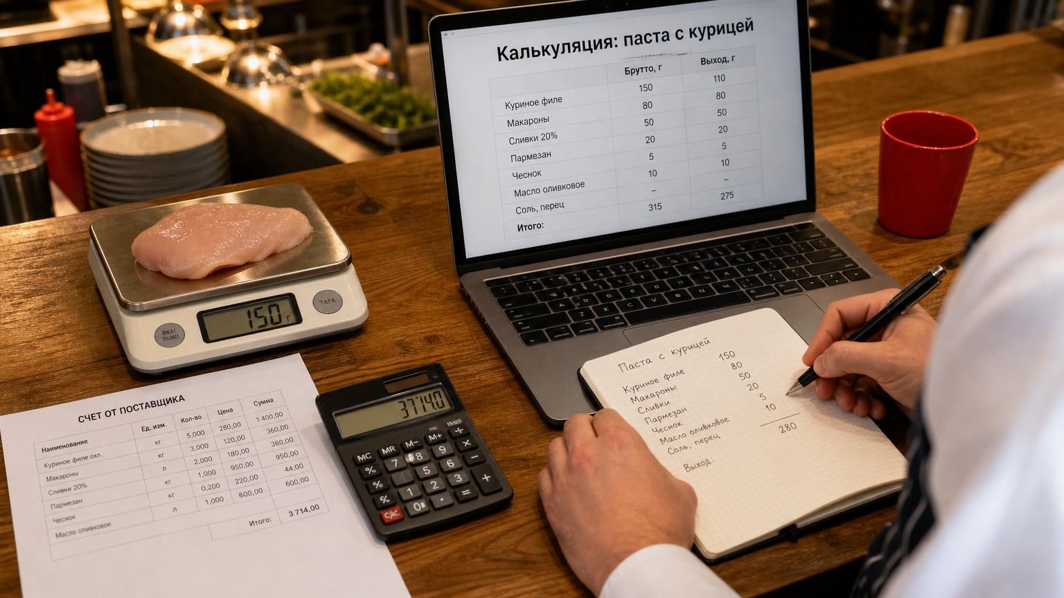 Калькуляция блюд: как считать себестоимость по шагам